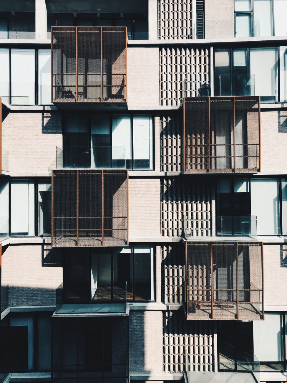 Existing apartment complex in an urban area